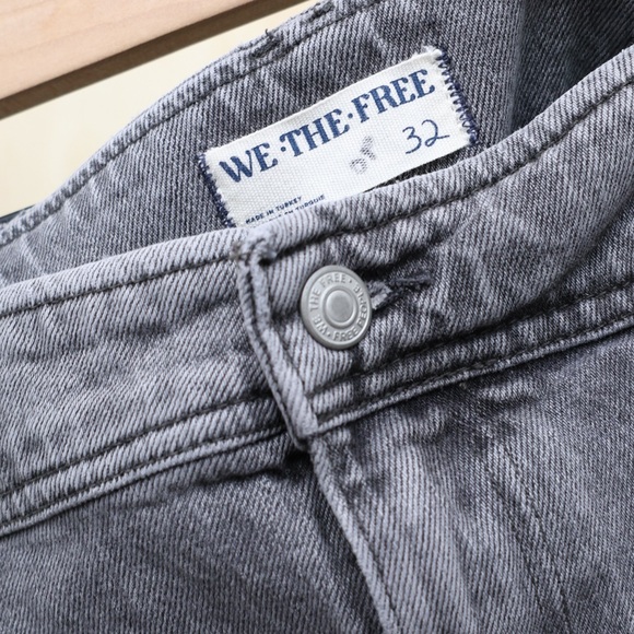 Free People Stillwater Low-Rise Slim Flare Jeans 32 Charcoal‎ Grey - Picture 5 of 5